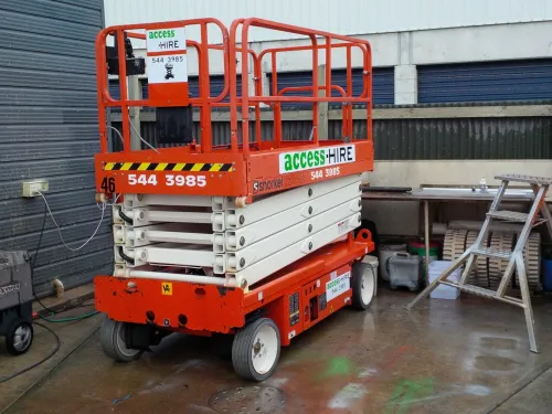 Access Hire - Elevated Work Platform Hire - 8m Electric Scissor Lift For Hire For Hire - S2646 & S2545